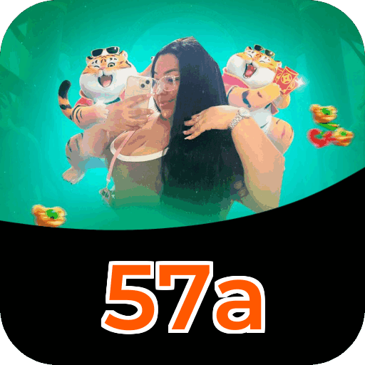 Interface do aplicativo 57a mostrando jogos disponíveis no iOS e Android